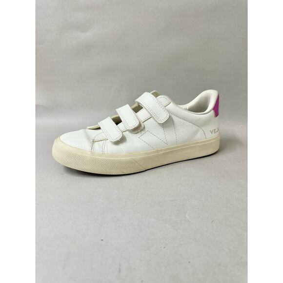 Veja Recife Chromefree Extra White Ultraviolet Hook & Loop sneaker US 9 Euro 40 - Picture 1 of 16